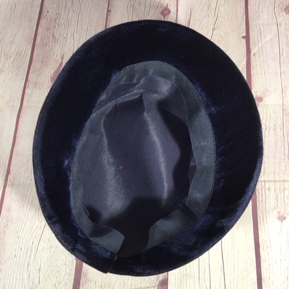 Vintage Purple Hat with Ombré Wrap and Rhinestone Accent - Picture 10 of 10